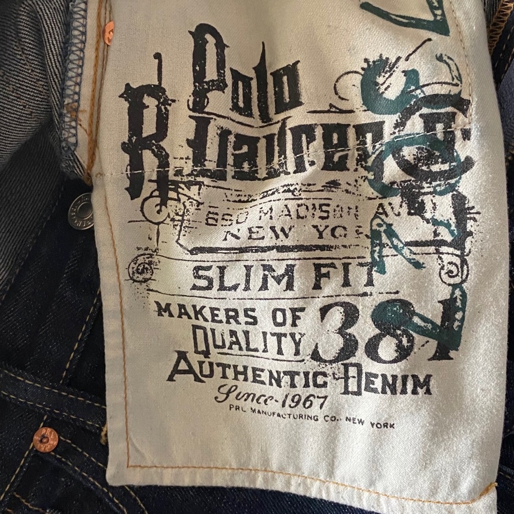 Polo Ralph Lauren denim SZ 33/32 - Picture 5 of 6